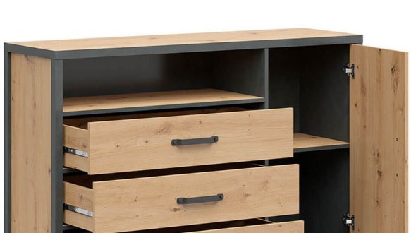 Комод KOM1D3S/130 Weston 1