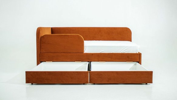 Кровать десткая мягкая Шик Галичина Мокко 7