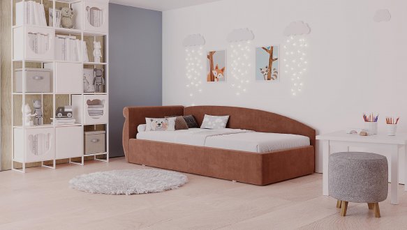 Ліжко м'яке Городок Томас з підйомним механізмом