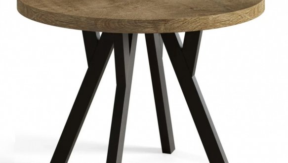 Стіл круглий нерозкладний Lite / Лайт MebliRoMax D800 ЛДСП 18 мм 0