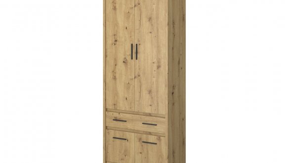 Шкаф SZF 4D1S VMV holding Айсон 2 дверный дуб крафт