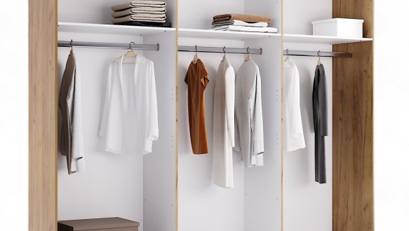 Шкаф 6дв с зеркалом Миромарк Фемели 6 дверный белый глянец 270 см 1