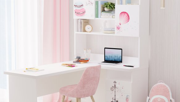 Стол угловой с надстройкой