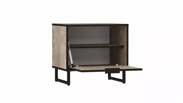 Тумба для обуви дуб гранж песочный F-0004 Форте 2