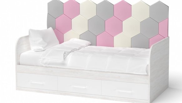 Кровать Элии спинка соты 7