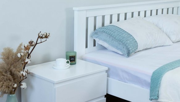 Кровать деревянная Древко Жасмин с подьемным механизмом и нишей для белья Бук 3