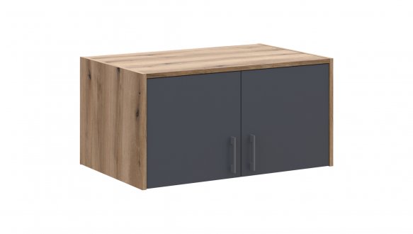 Антресоль Дорос Ронді графіт 2 дверна 82 см