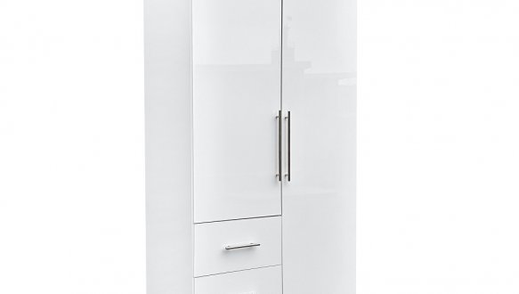 Шкаф 2дв 3шх Миромарк Магнум 2 дверный белый 98 см 0
