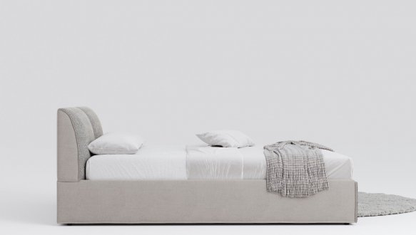 Кровать мягкая двуспальная Woodsoft Novara / Новара 2