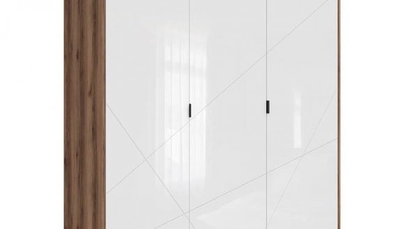 Шафа SZF3D BRW Poland Forn 3 дверна білий глянець 180 см 0