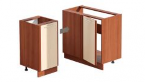 Тумба нижня Н100х60.82.1Д. кут. Мийка Престиж