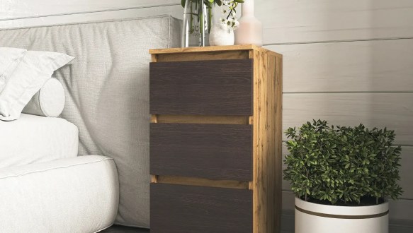 Тумба приліжкова аппалачі/венге темний Т216