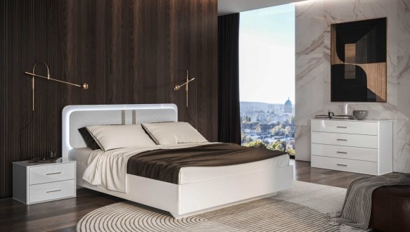 Ліжко 1.6х2.0 підйомне з каркасом Беладжіо 0