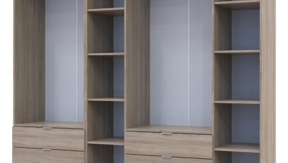 Шкаф Дорос Гелар дуб сонома 6 дверной 232,5 см 3