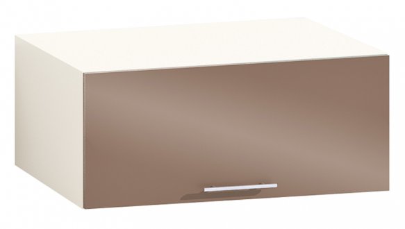 Антресоль А80.36.1Д Бар глубокая Крашеный высокий глянец с печатью