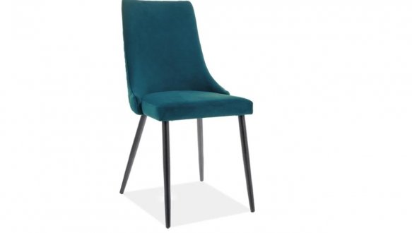 Стілець Piano B Matt Velvet бірюзовий