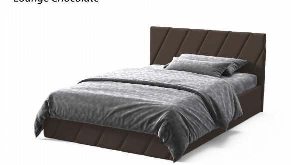 Кровать мягкая двуспальная Виорина Деко Палермо с подъемным механизмом и нишей для белья 19