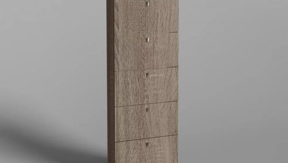 Тумба для обуви №2 Matroluxe на 5 ящиков 8