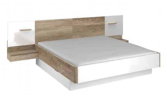 Ліжко 180 (без вкладу, з освітленням LED) Барі 2