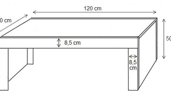 Стіл журнальний 120 Tess 8
