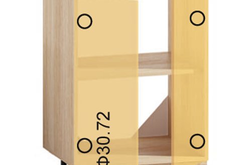  Тумба нижняя Н80.82.2Д Европейская