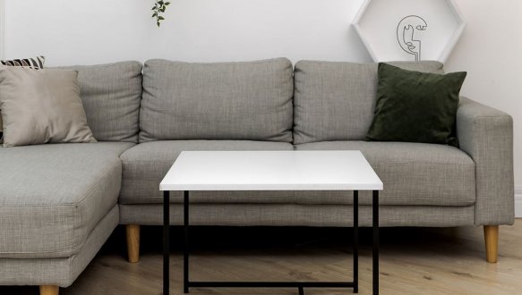 Столик Квадро М білий 