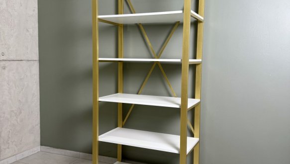 Стеллаж LOFT 900 Дуб Сонома / Чёрный мат MebliRoMax 6