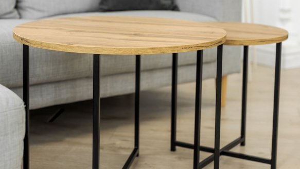 Набор столиков Модерн S+M дуб 3