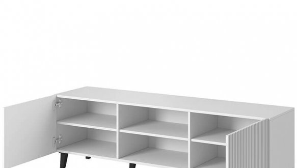 Тумба ТВ 150 2D2K Pafos білий 8