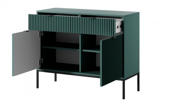 Комод Лабрадор/Чорні ніжки KSZ104 Nova 2