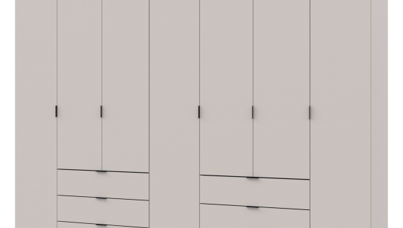 Шкаф Дорос Геллар кашемир 7 дверной 271,2 см