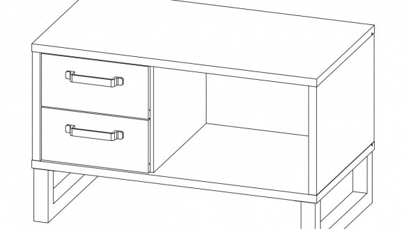 Тумба для обуви Бари 2