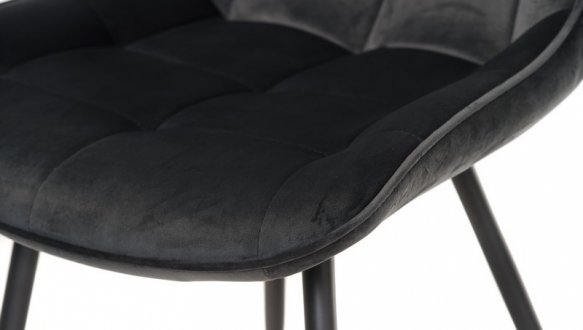 Стілець N-45 сірий велюр 9