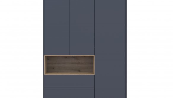 Шкаф для одежды с нишей Дорос Дейл 3-х дверная с 2-мя ящиками 150 см