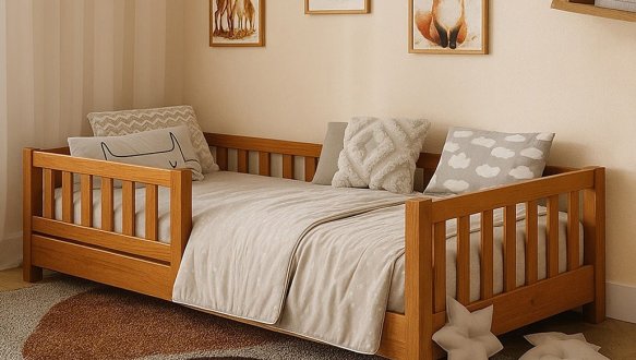 Дитяче дерев'яне ліжко Злата Arbordrev 1