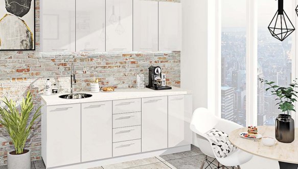 Кухонний комплект Фарбований високий глянець 2,0 м