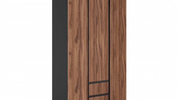 Шкаф Світ меблів 3Д2Ш Фрида 3 дверный дуб 120 см