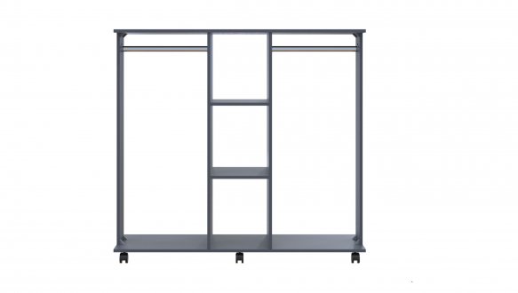 Гардеробная стойка Д3 графит