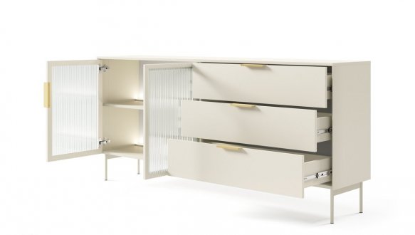 Комод 2D3S/181 с подсветкой кашемир Lumi 3