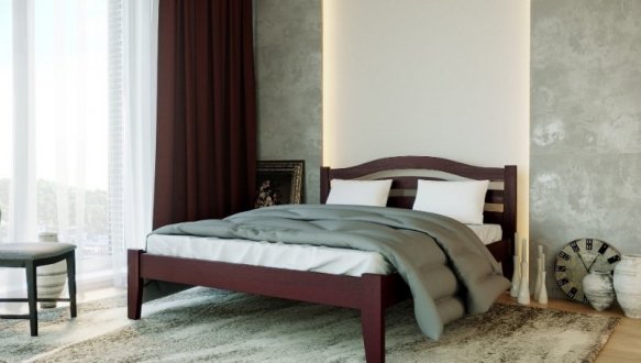 Кровать деревянная Лев Афина Нова массив Бук 2