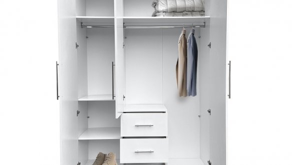 Шкаф 3дв 3шх Миромарк Магнум 3 дверный белый 147 см 2