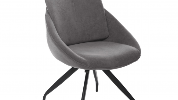 Стілець поворотний R-65 сірий