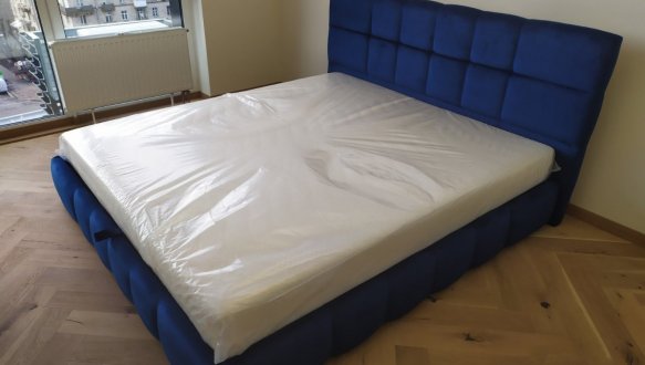 Ліжко м'яке двоспальне Городок меблі Престиж без підйомного механізму 0