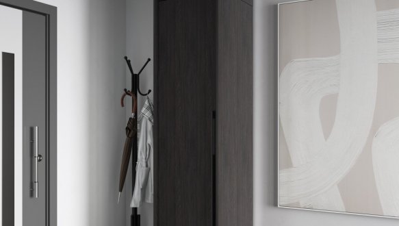 Шкаф Морели R-0001 Рамо 1 дверный венге 52 см 0