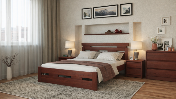 Спальня Zevs/Зевс Лев з комодом 3S та тумбами 2