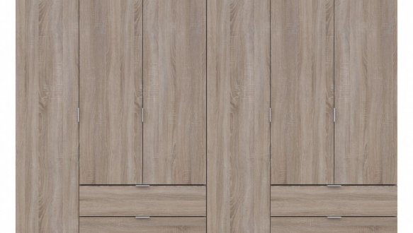 Шкаф Дорос Гелар дуб сонома 6 дверной 232,5 см 4