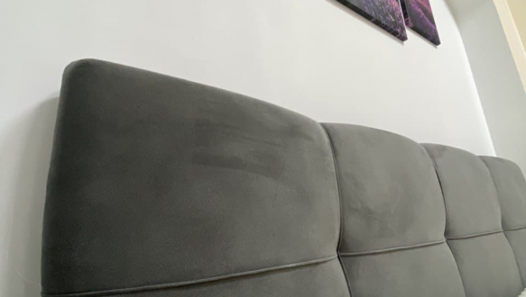 Ліжко двоспальне м'яке Мія з підйомним механізмом та нішею для білизни 3