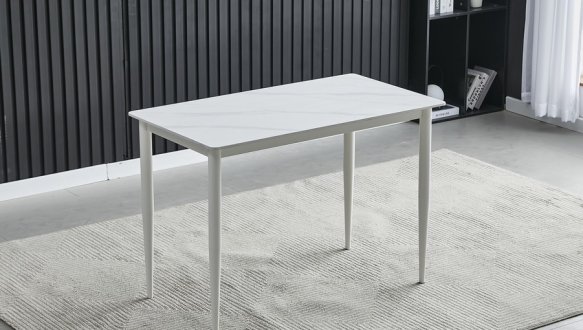 Стол TM-110 белый мрамор