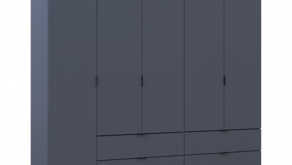 Шкаф Дорос Гелар графит 5 дверной 193,7 см 5