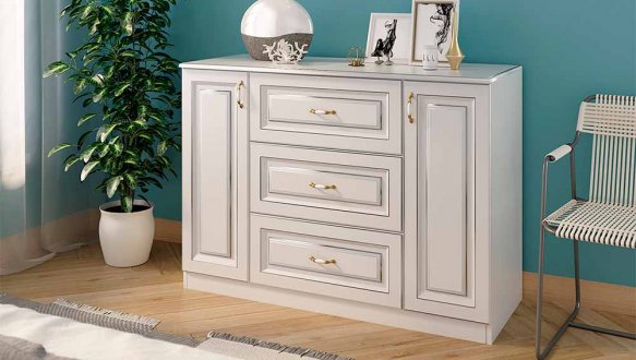 Комод 2дв 3шх 